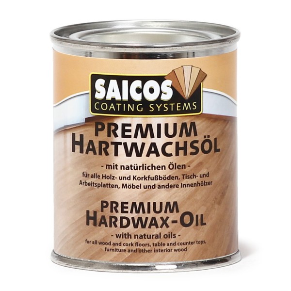 SAICOS Premium Hartwachsöl Nussbaum transparent matt
