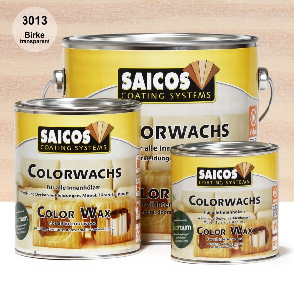 SAICOS Colorwachs Birke transparent