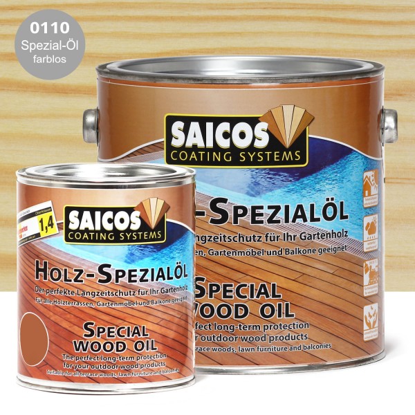 SAICOS Holz-Spezialöl Spezial-Öl farblos