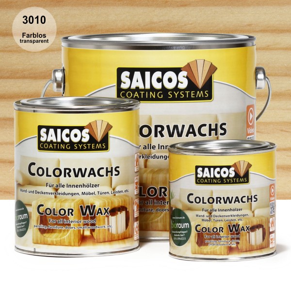 SAICOS Colorwachs Farblos transparent