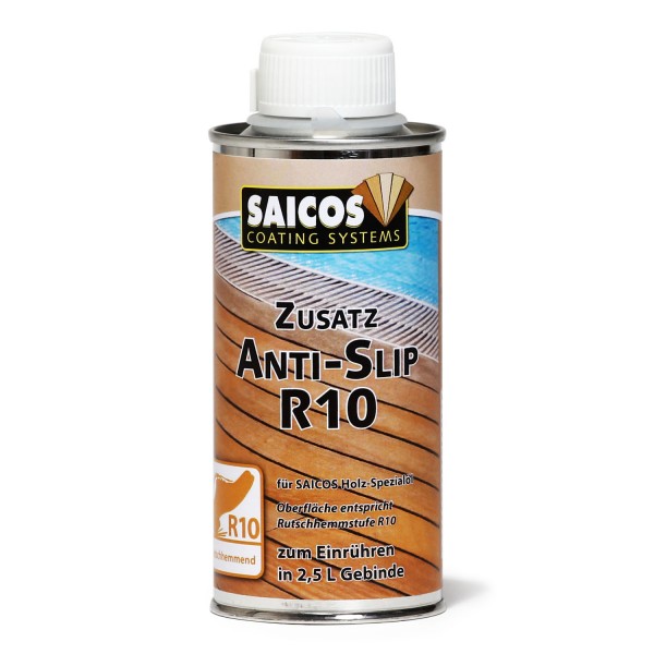 SAICOS Holz-Spezialöl Zusatz Anti-Slip R10 für 0,75-Liter-Gebinde